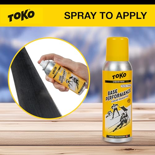 Skiwachs-Spray Toko Base Performance, flüssiges Paraffin gelb