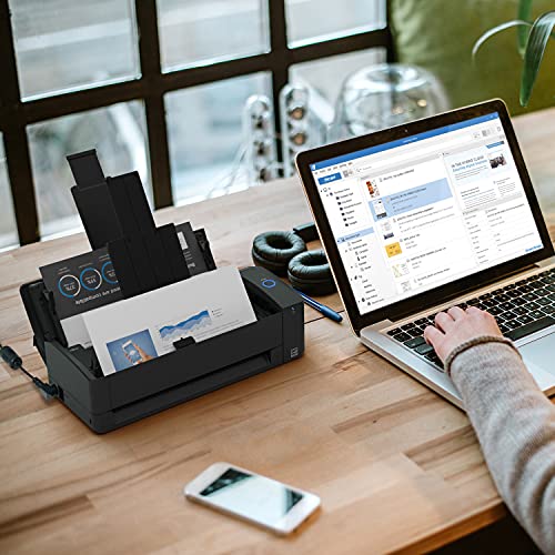 Scanner ScanSnap Fujitsu iX1300 Kompakt Wi-Fi Dokumenten für Mac