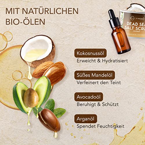 Peeling O NATURALS Körper Salt Body Scrub Gesicht Körper