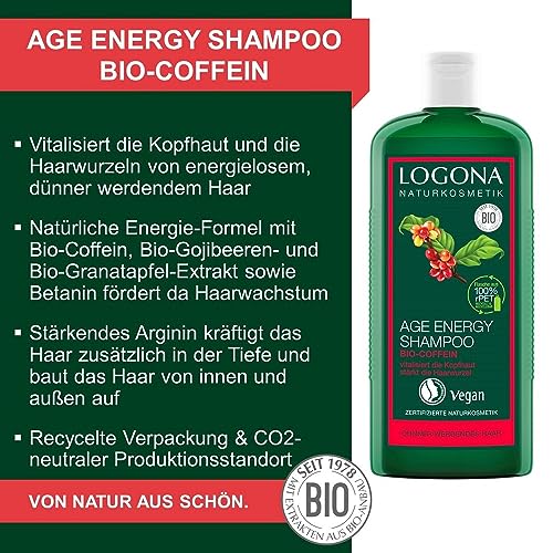 Bio-Shampoo LOGONA Naturkosmetik Vitalisierendes Shampoo