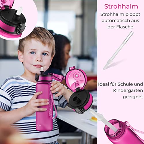 Trinkflasche mit Strohhalm My Vesperbox Minny, Kinder