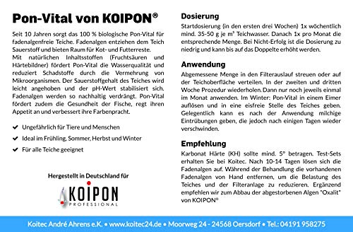 Fadenalgenvernichter KOIPON Pon-Vital 2,5 kg, 100% biologisch