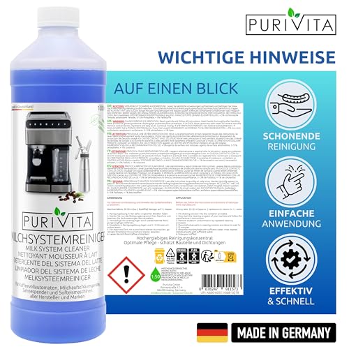 Milchsystemreiniger Purivita, Kaffeevollautomat