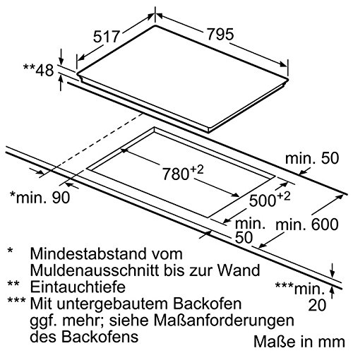 Kochfeld 80 cm Siemens ET845HH17 iQ300 Kochfeld / 79.5 cm