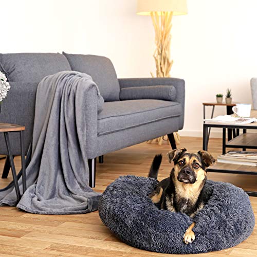 Hundebett lionto rund Hundekissen Hundesofa Katzenbett Donut