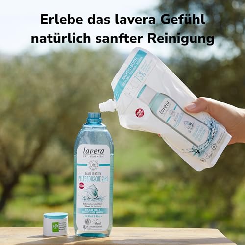 Duschgel Damen lavera Pflegedusche basis sensitiv 2 in 1