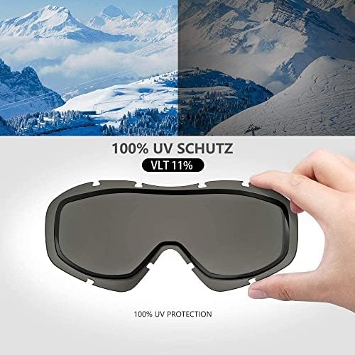 Snowboardbrille OutdoorMaster Skibrille, Schneebrille OTG