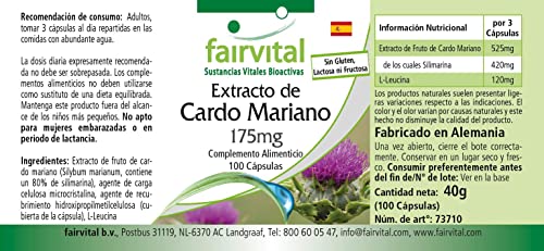 Mariendistel-Kapseln fairvital | Mariendistel Kapseln – Extrakt 175mg