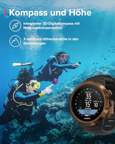 Tauchcomputer SUUNTO Dive D5, Copper