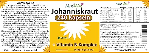 Johanniskraut Nord Vital NEU! Extrakt – 5000 mg pro Tagesdosis