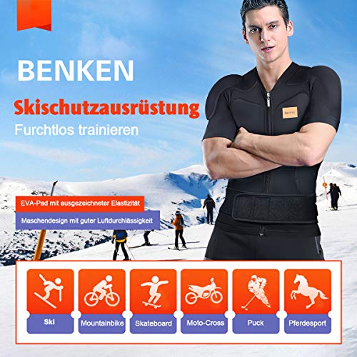 Sicherheitsweste Reiten BenKen Skiing Body Short Protector