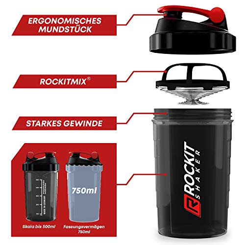 Proteinshaker ROCKITZ Premium Protein Shaker 500ml – erstklassig