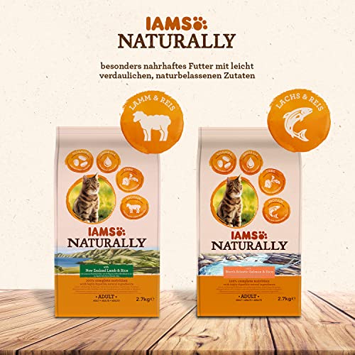 IAMS-Katzenfutter Iams Naturally Katzenfutter trocken mit Lamm