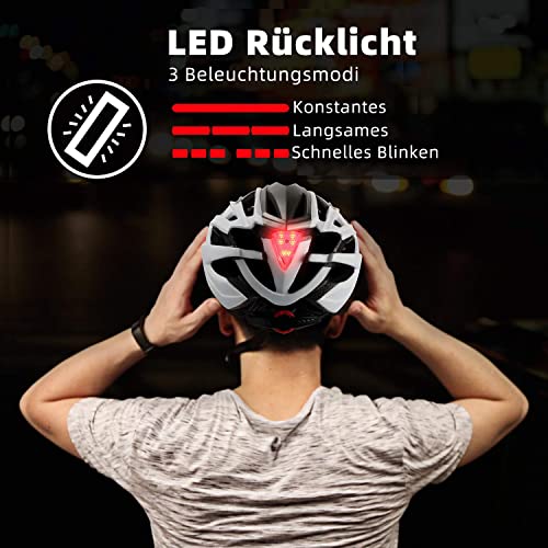 Fahrradhelm mit Visier Shinmax Fahrradhelm Herren Damen