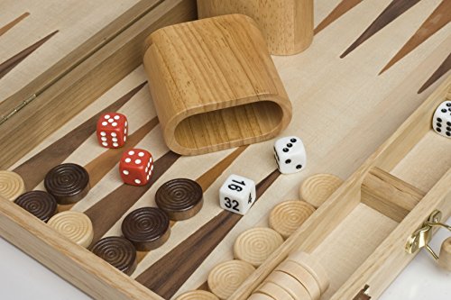 Backgammon Engelhart Eingelegtes hölzernes -Set