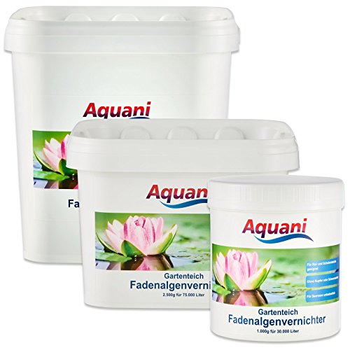 Fadenalgenvernichter Aquani Gartenteich 1.000g Algenmittel