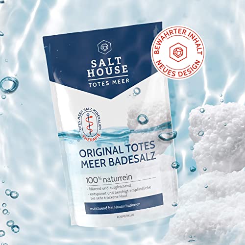 Badesalz Salthouse ® Original Totes Meer Therapie PUR 8er-Pack