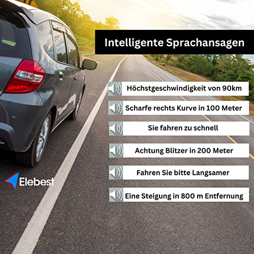 LKW-Navi Elebest City 70 Navi Navigationsgeräte für Auto 2024