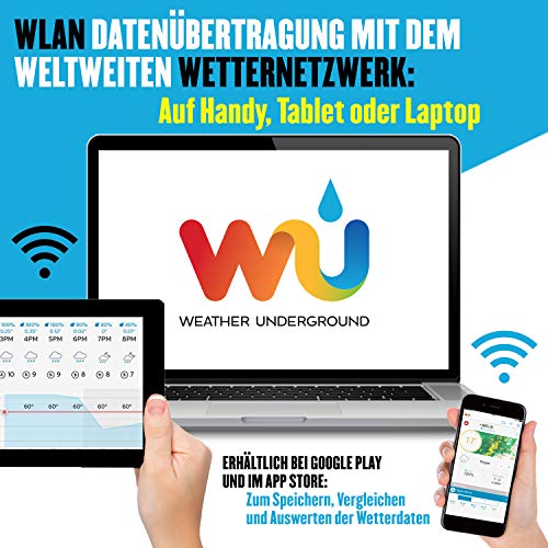 Wetterstation sainlogic Profi WLAN – WiFi Internet Funk