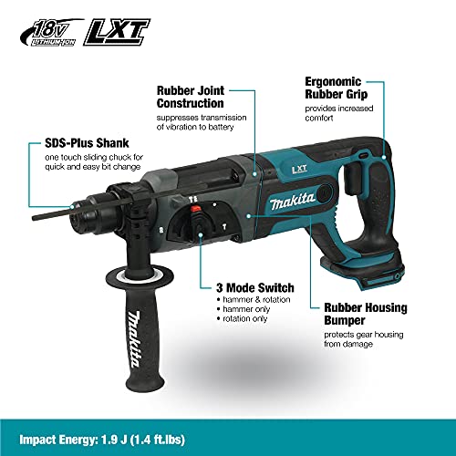 Makita-Akku-Bohrhammer Makita DHR241Z Akku-Bohrhammer, 18 V