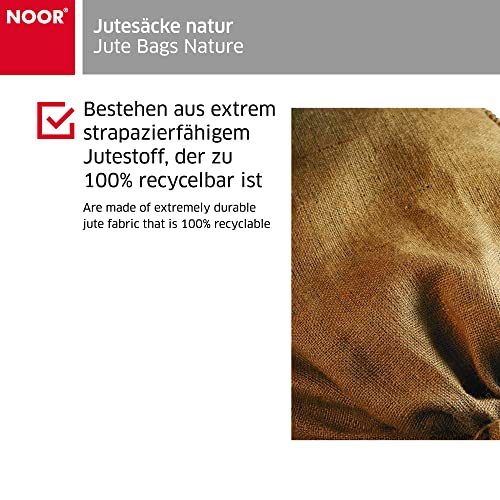 Jutesack NOOR Jutesäcke Natur I SB-Pack Größe S (60 x 105cm)