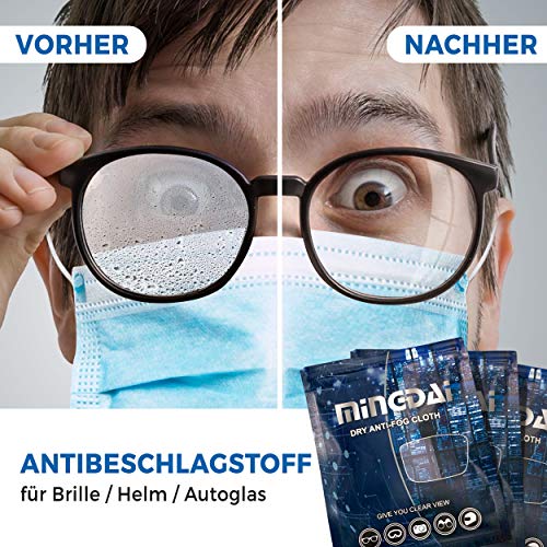 Antibeschlagtuch Oramics Microfaser Antibeschlag Brillentuch