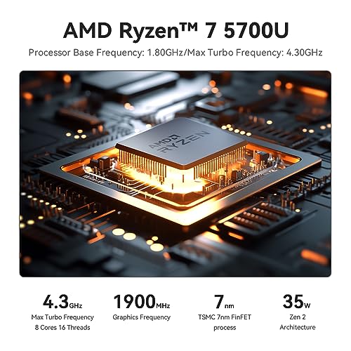 Beelink-Mini-PC Beelink Mini PC AMD Ryzen 7 5700U