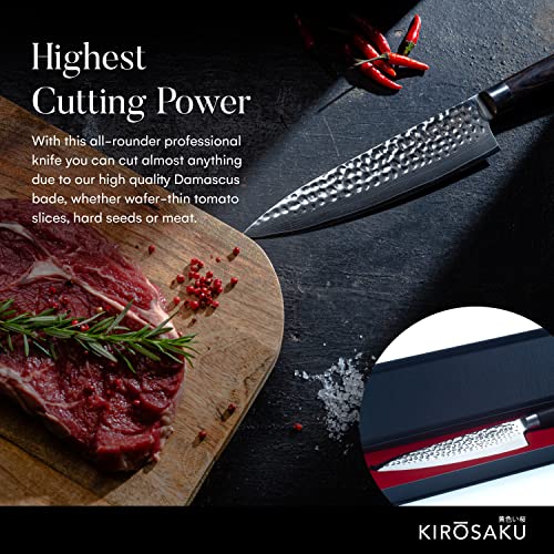 Damast-Küchenmesser Kirosaku Damast Küchenmesser 20cm