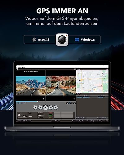 Rückspiegel-Dashcam WOLFBOX 12″ G840S 4K Spiegel Dashcam