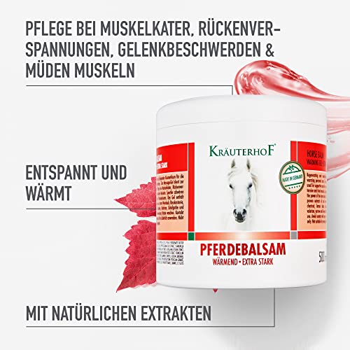 Wärmesalbe Kräuterhof ® Pferdebalsam Wärmend & Extra Stark