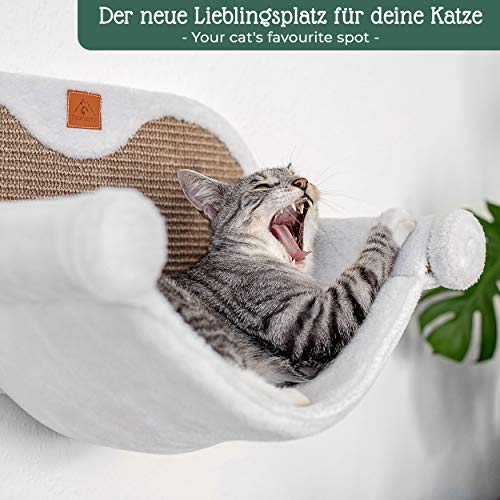 Katzenbett Pfotenolymp ® Katzenhängematte bis 10 kg | Wandmontage