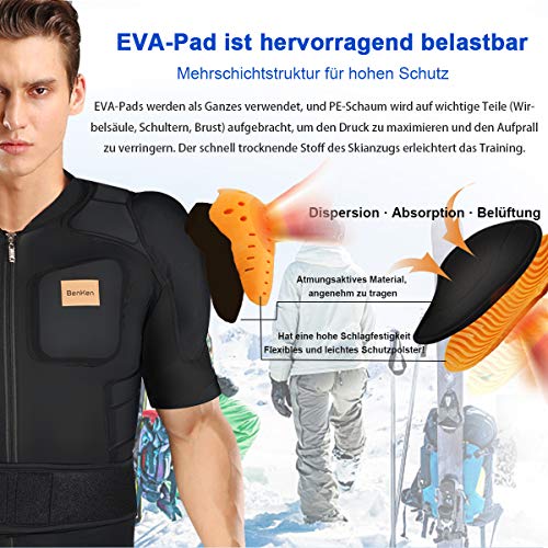 Sicherheitsweste Reiten BenKen Skiing Body Short Protector