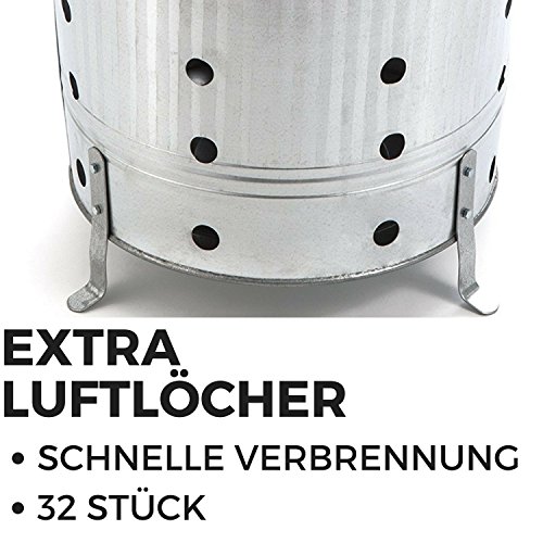 Feuertonne VORAGA 90 Liter verzinkt