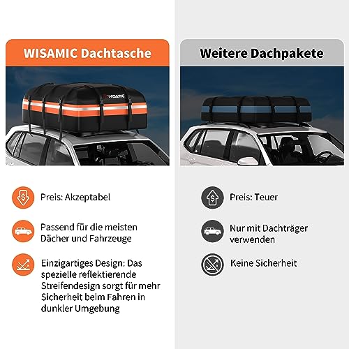 Faltbare Dachbox WISAMIC Auto Dachbox 595L Faltbare