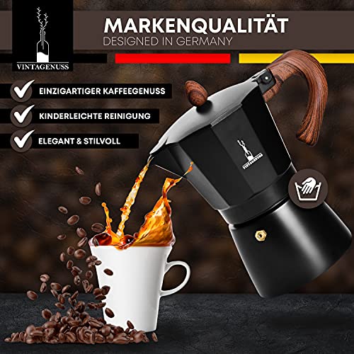 Espressokocher-Induktion VINTAGENUSS Espressokocher für 6