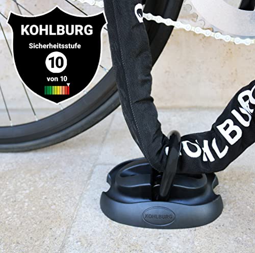 Fahrrad-Diebstahlschutz KOHLBURG Sicherheits-Bodenanker