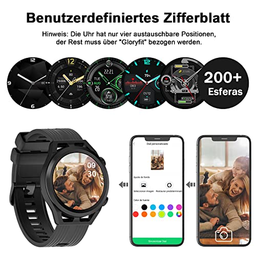 Smartwatch Android Herren IOWODO R8Pro Smartwatch