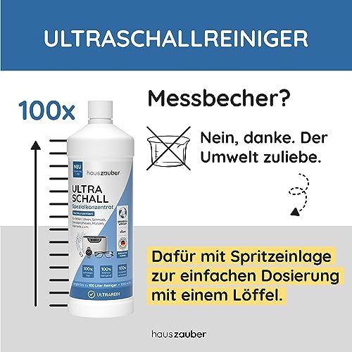 Ultraschallreiniger-Flüssigkeit hauszauber ® Ultraschallreiniger