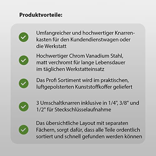 Steckschlüsselsatz 1by2 Zoll TRUTZHOLM Ratschenschlüssel