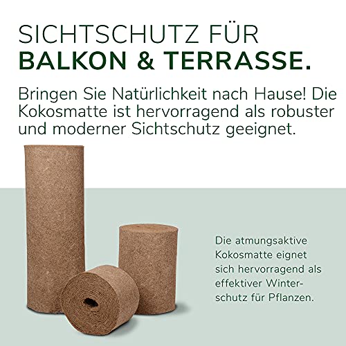 Kokosmatte Natursache Meterware 0,50m x 5m (7mm dick)