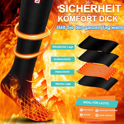 Beheizbare Socken Svpro Herren Damen, beheizt, elektrisch