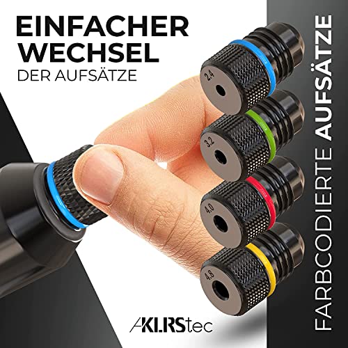 Nietzange KLRS tec® Professional Nietenzangen Set inkl. 120 Nieten