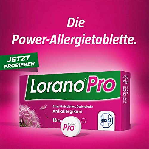 Allergietabletten Lorano PRO 5 mg Filmtabletten 50 St.