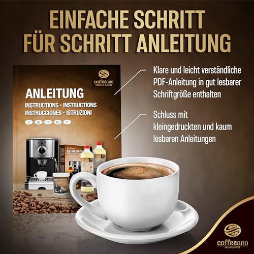 Entkalkungstabletten Kaffeevollautomat Coffeeano 50