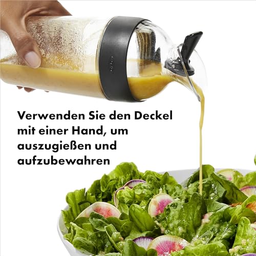 Dressing-Shaker OXO Good Grips Salat groß, 350 ml, schwarz