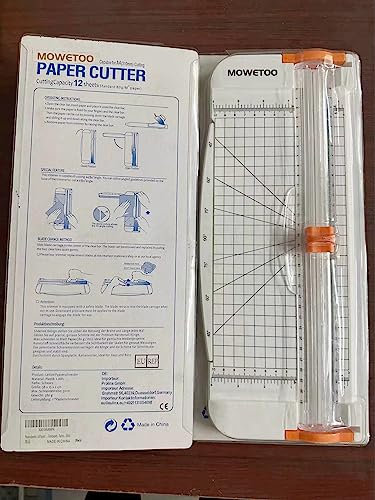 Papierschneidemaschine MOWETOO Papierschneider, A4 Papier
