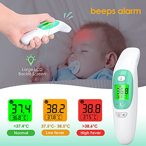Baby-Fieberthermometer KKmier Fieberthermometer Ohr Kontaktlos