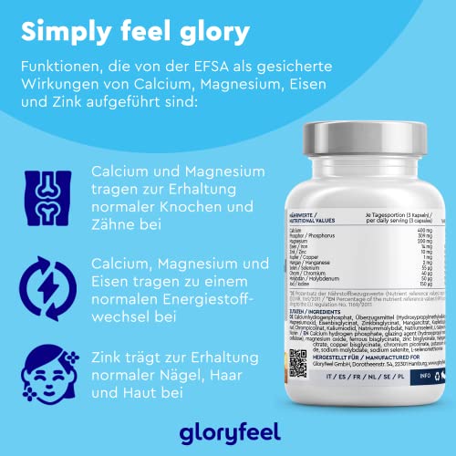 Calcium gloryfeel, Magnesium & Zink Multimineral Komplex