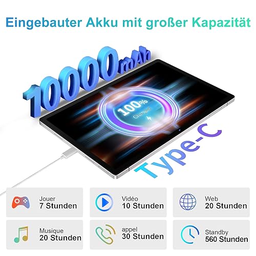 Tablet 11 Zoll SEBBE Android 13 Tablet 2K Display Tablet Octa-Core