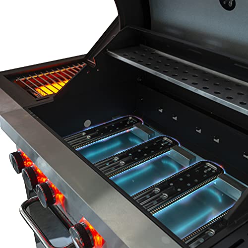 Activa-Gasgrill ACTIVA 4 Brenner Gasgrill “Black Star 500”